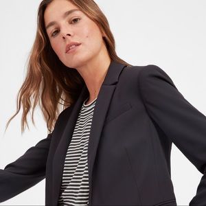 EVERLANE Black Blazer Italian Wool